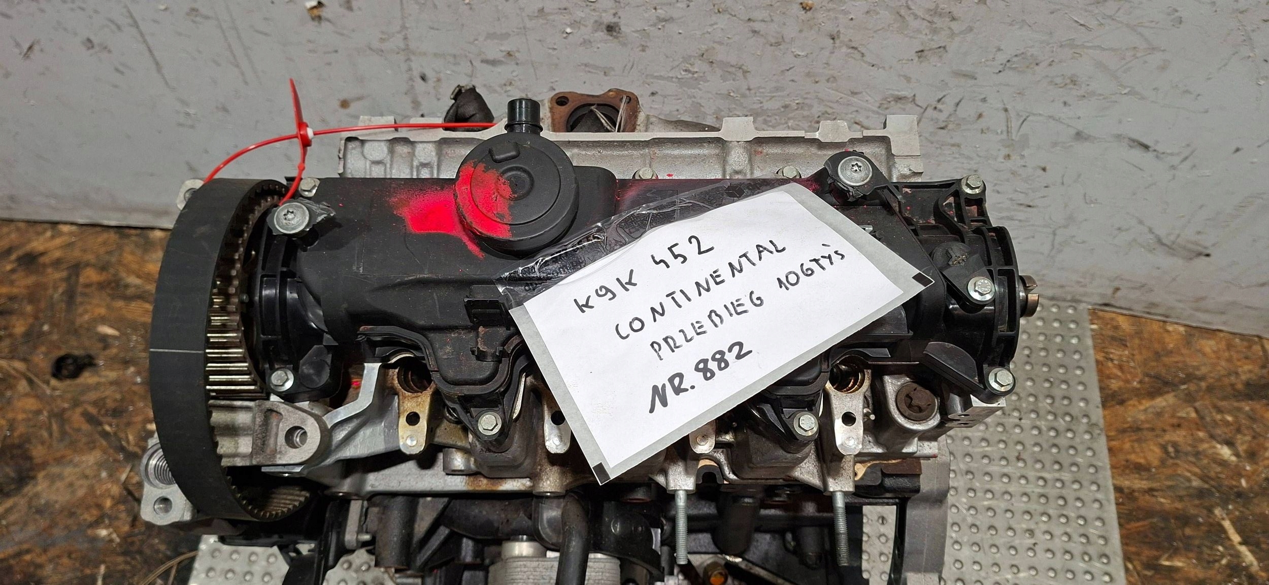 engine K9K452 CONTINENTAL RENAULT KANGOO III CITAN 1.5 DCI 90KM 2013
