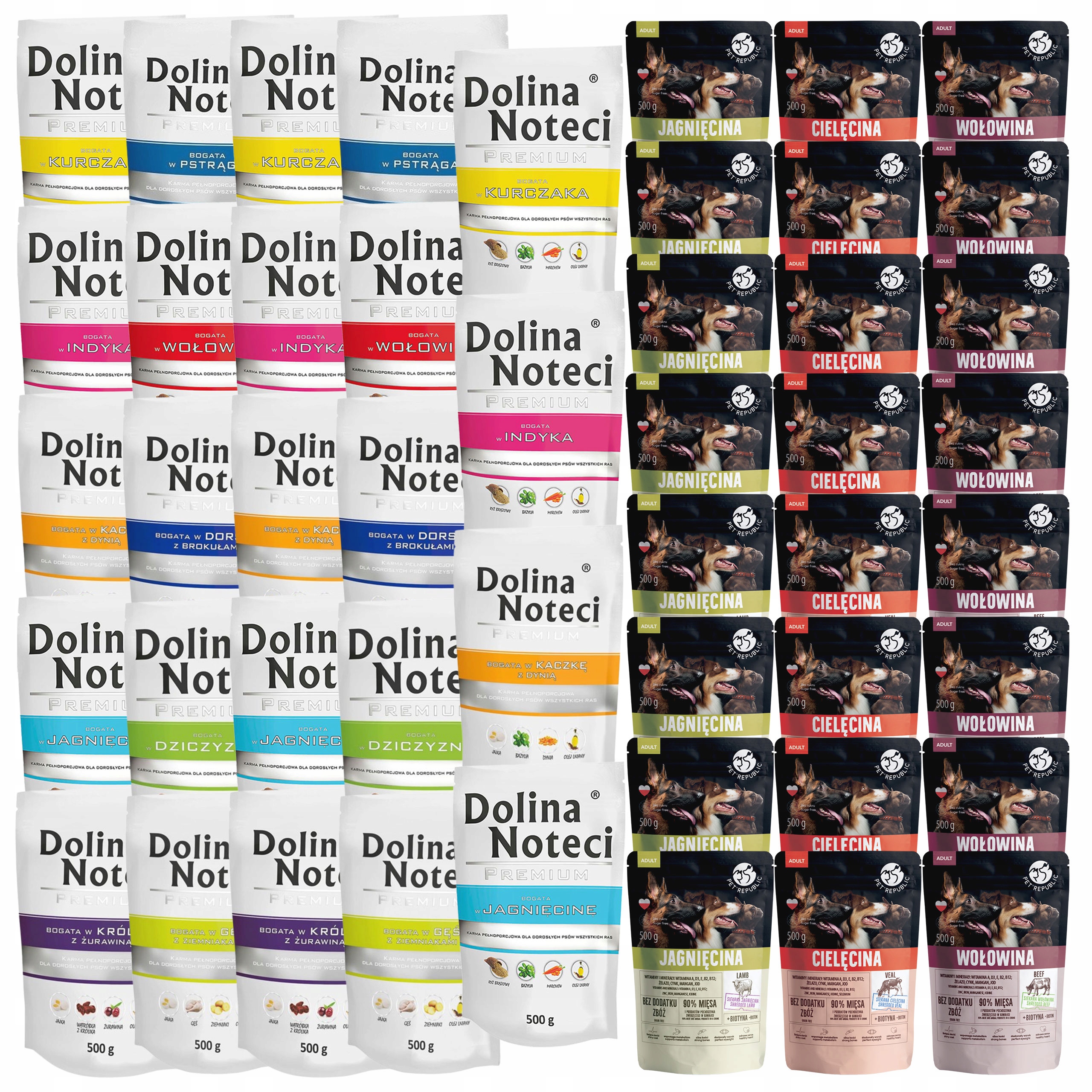 Levně Dolina Noteci Pet Republic krmivo pro psy Mix Chutí 48 x 500 g
