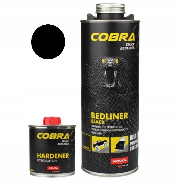 

Novol Cobra Bedliner Black Czarna 600+200ML Truck
