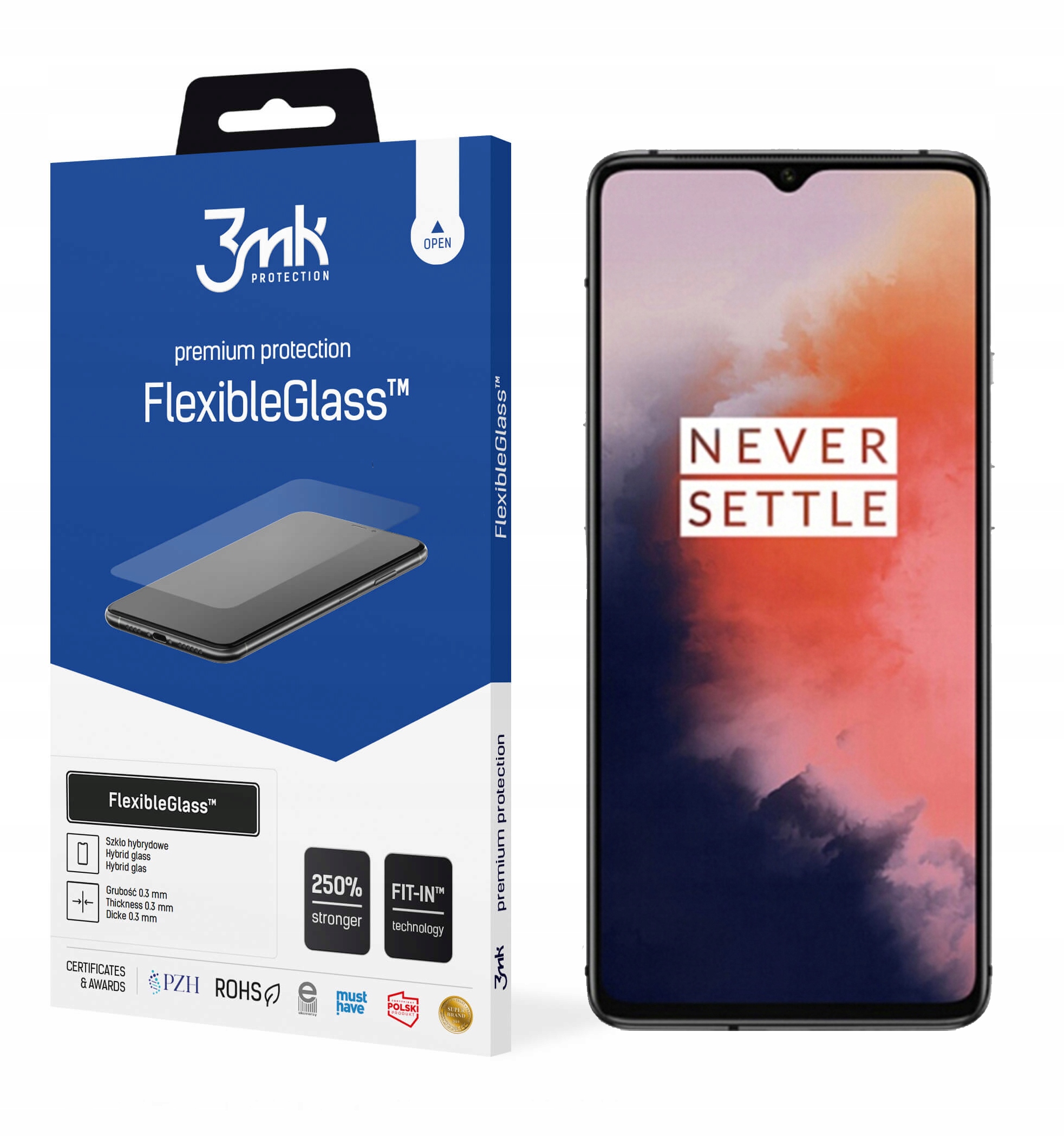 

3MK FlexibleGlass do One Plus 7T szkło hybrydowe