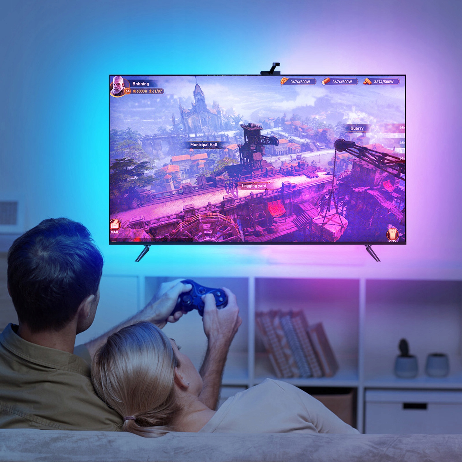 Taśma SMART LED do TV Spacetronik Glow Strip Kod producenta SPGLOWSTRIP