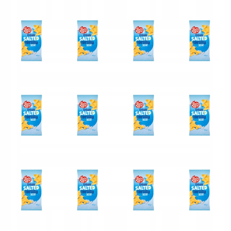 Poco Loco Chipsy Tortilla Solené Kukuřičné nachos 450 g X12