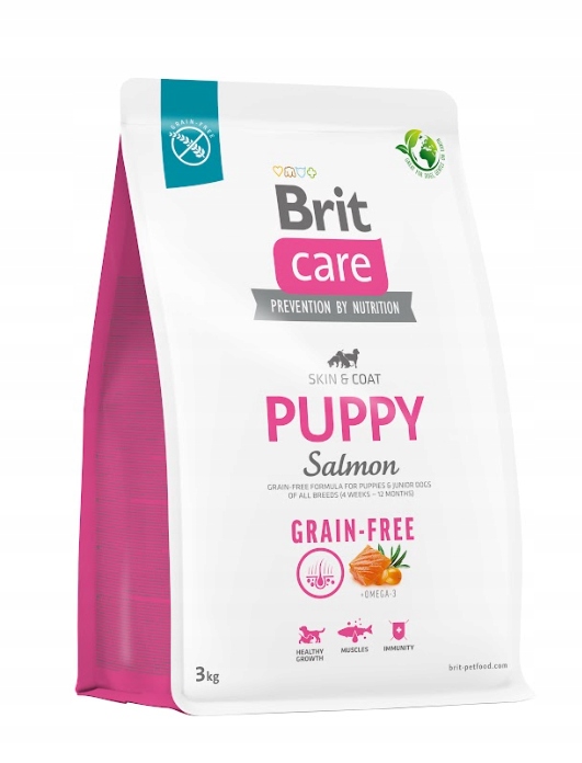 Levně Brit Care Dog Grain-free Puppy Salmon 3 kg