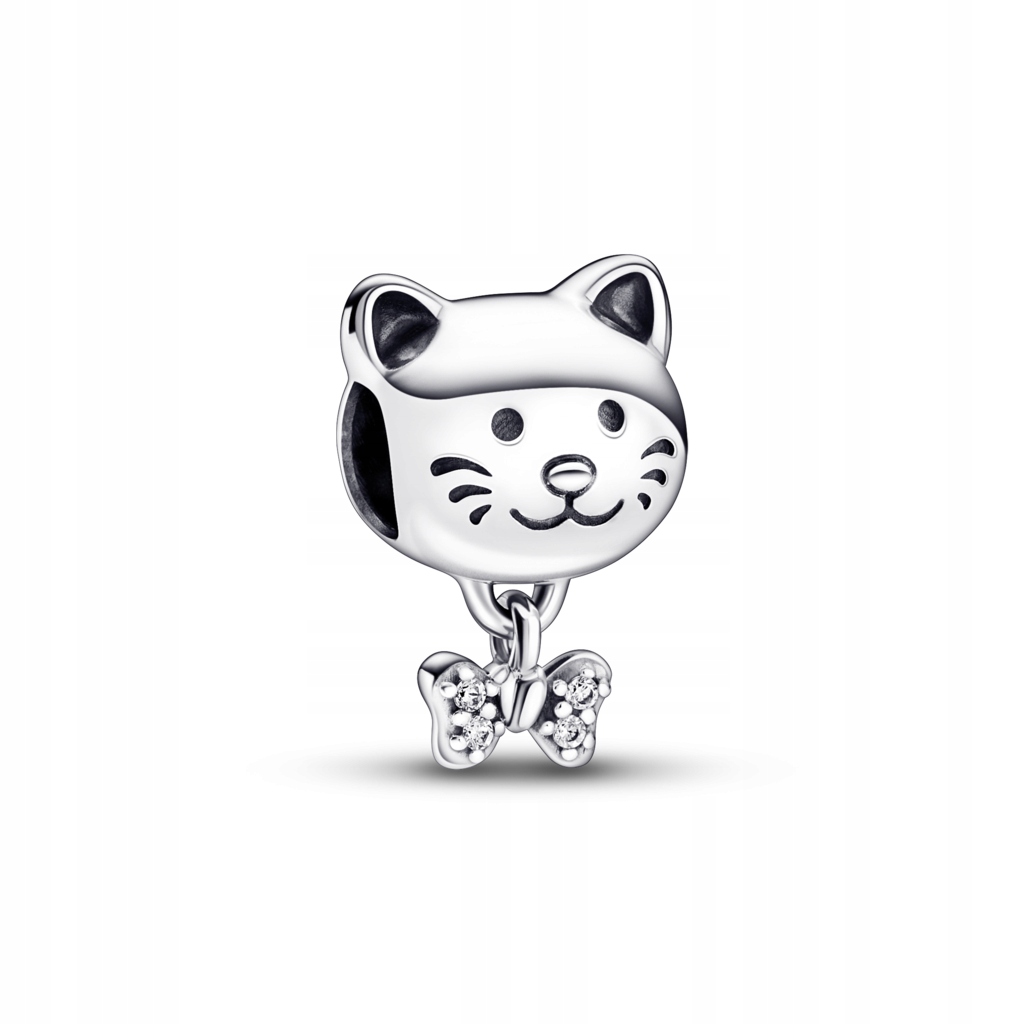 Charms Pandora Kočička s mašličkou 792255C01