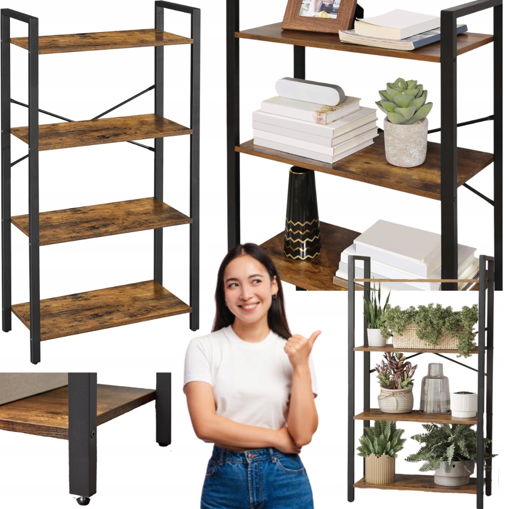 Pomocná kuchynská skrinka Regál na korenie Loft Mobilná polica na kolieskach