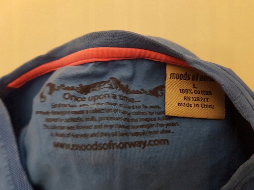 MOODS OF NORWAY KOSZULKA T-SHIRT R.M/L ORYGINALNA Kod producenta 0469