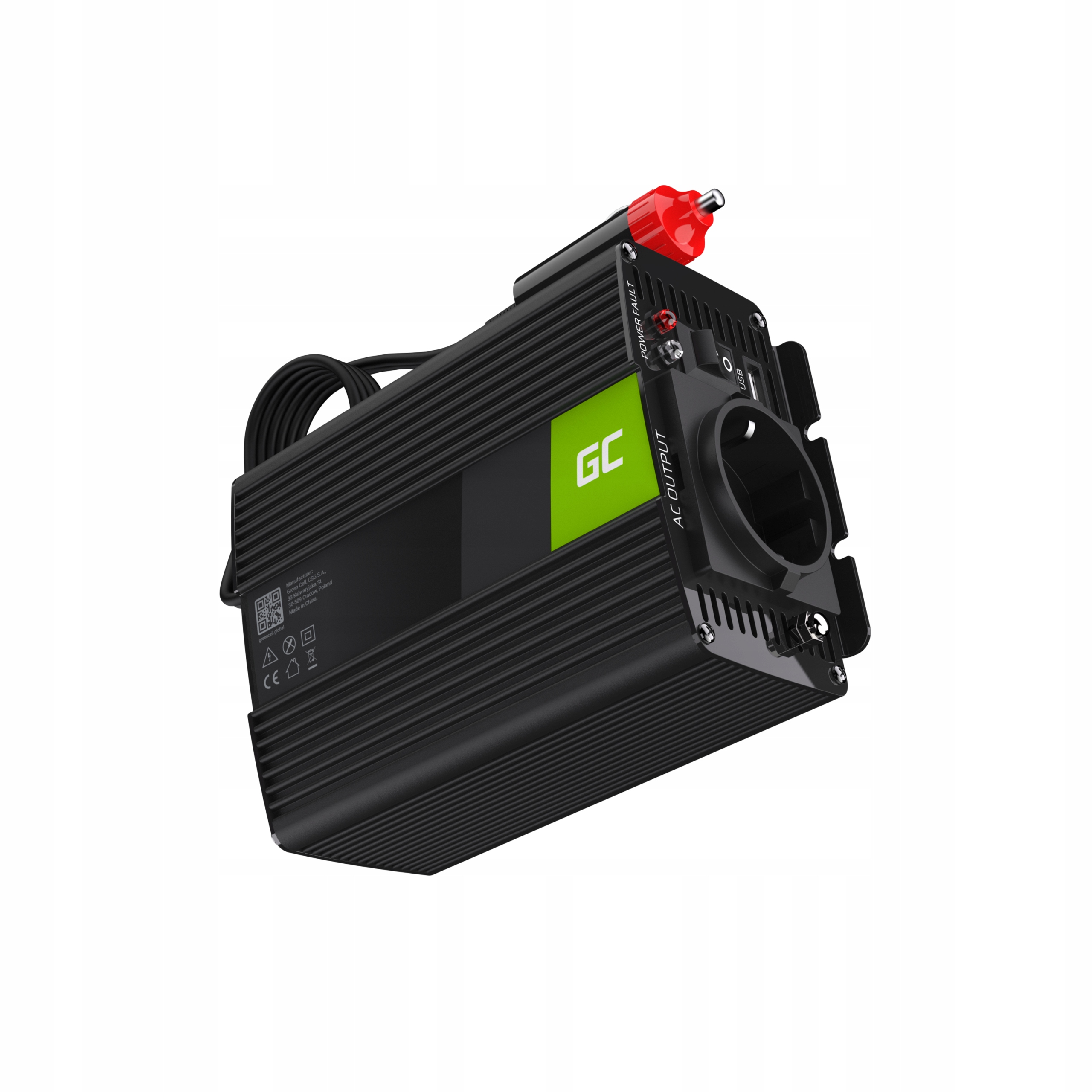 

Przetwornica Samochodowa Gc 12V 230V 300W Sinus!