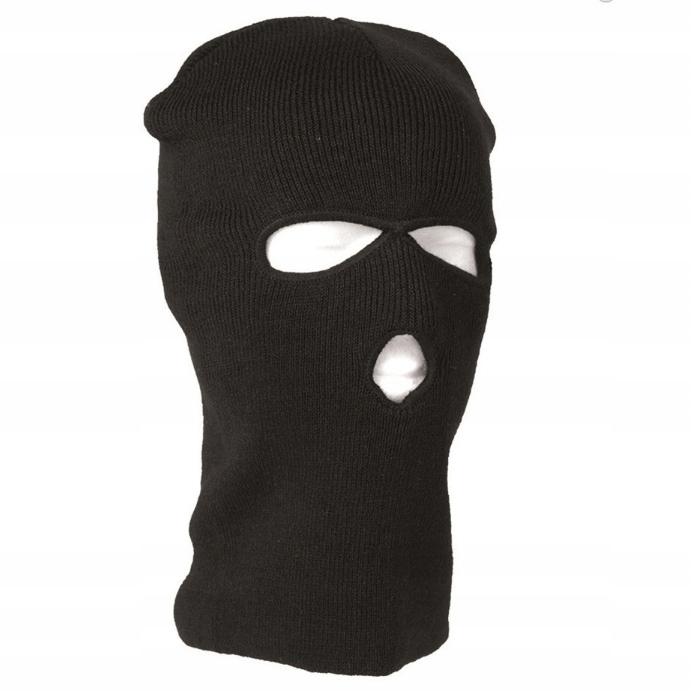

Kominiarka Mil-Tec z 3 otworami - czarna