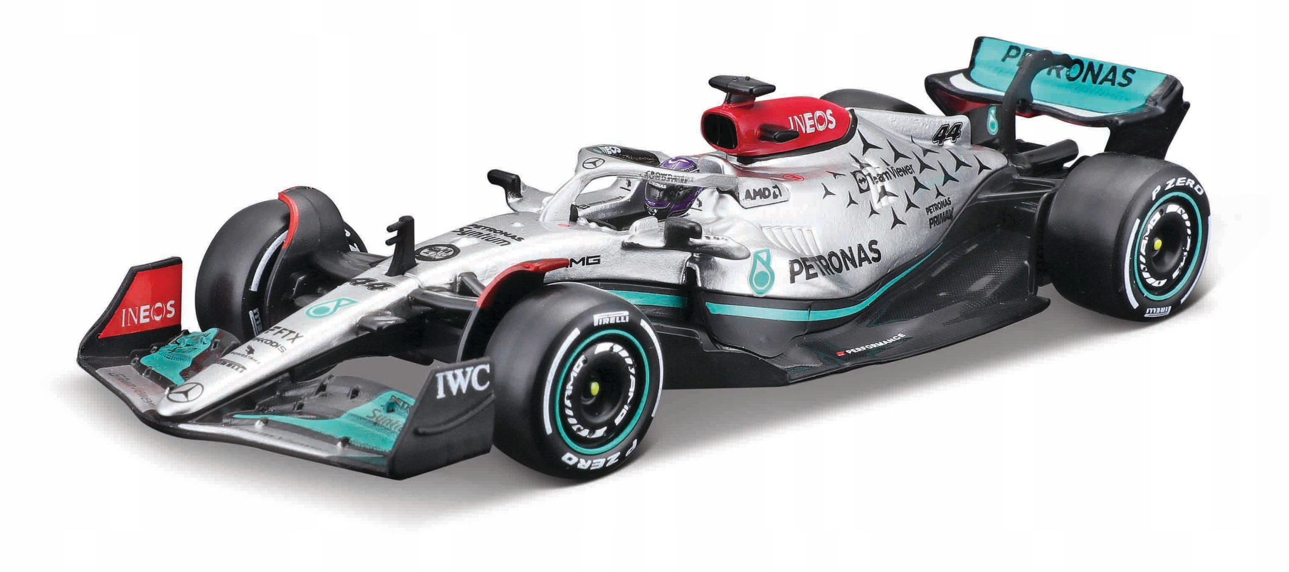Mercedes AMG W13 Hamilton BOLID F1 1:43 BBURAGO Marka Bburago