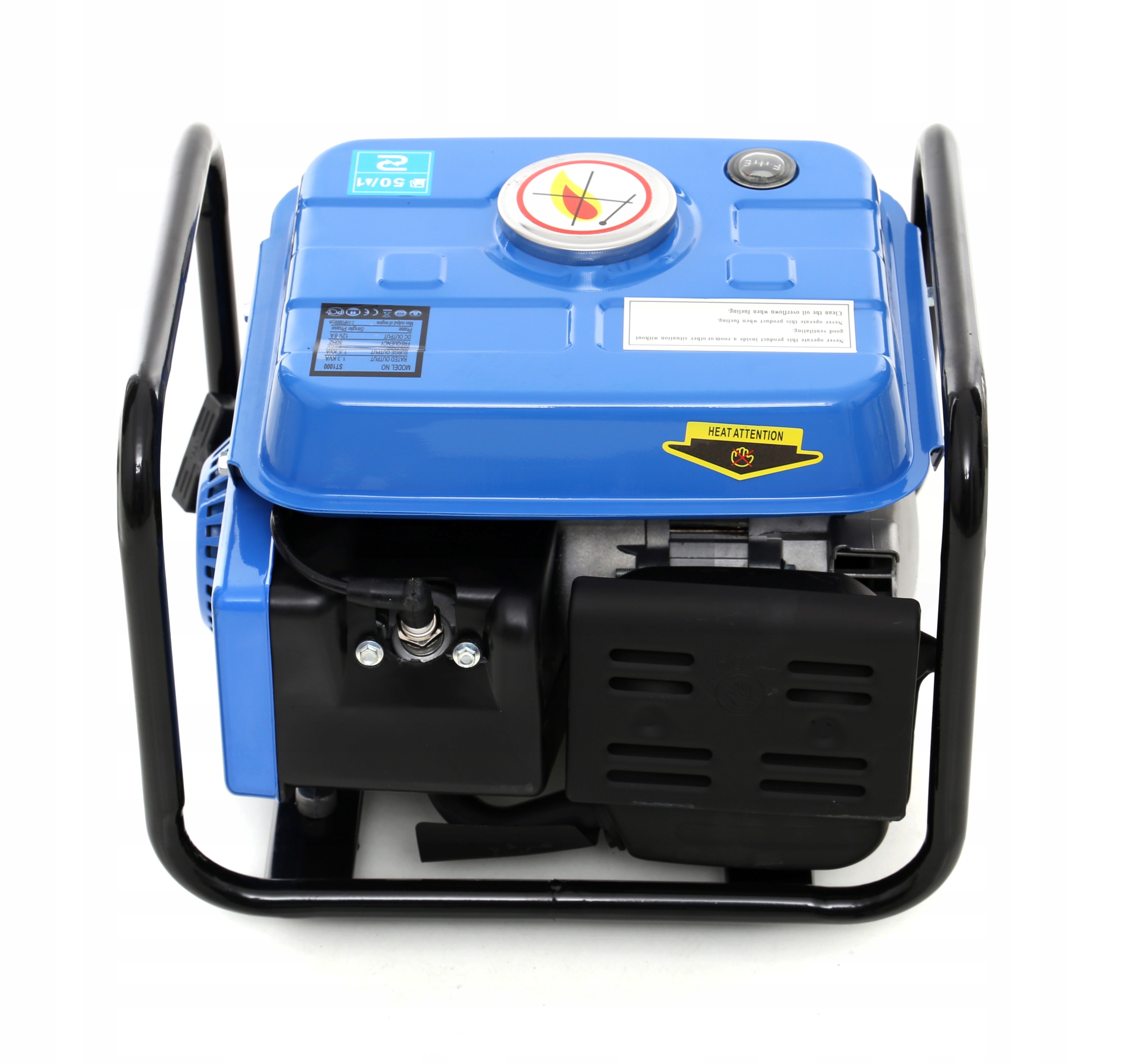 AGREGAT PRĄDOTWÓRCZY JEDNOFAZOWY 1200W PRZENOŚNY GENERATOR PRĄDU BENZYNA Model KD109N