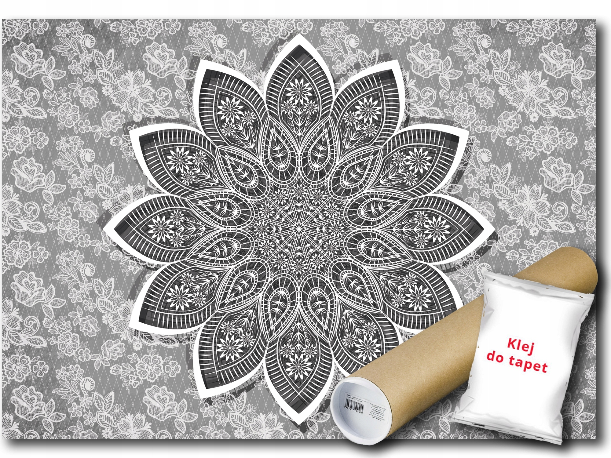 Vinylová Fototapeta Mandala Čipka Boho 416x254