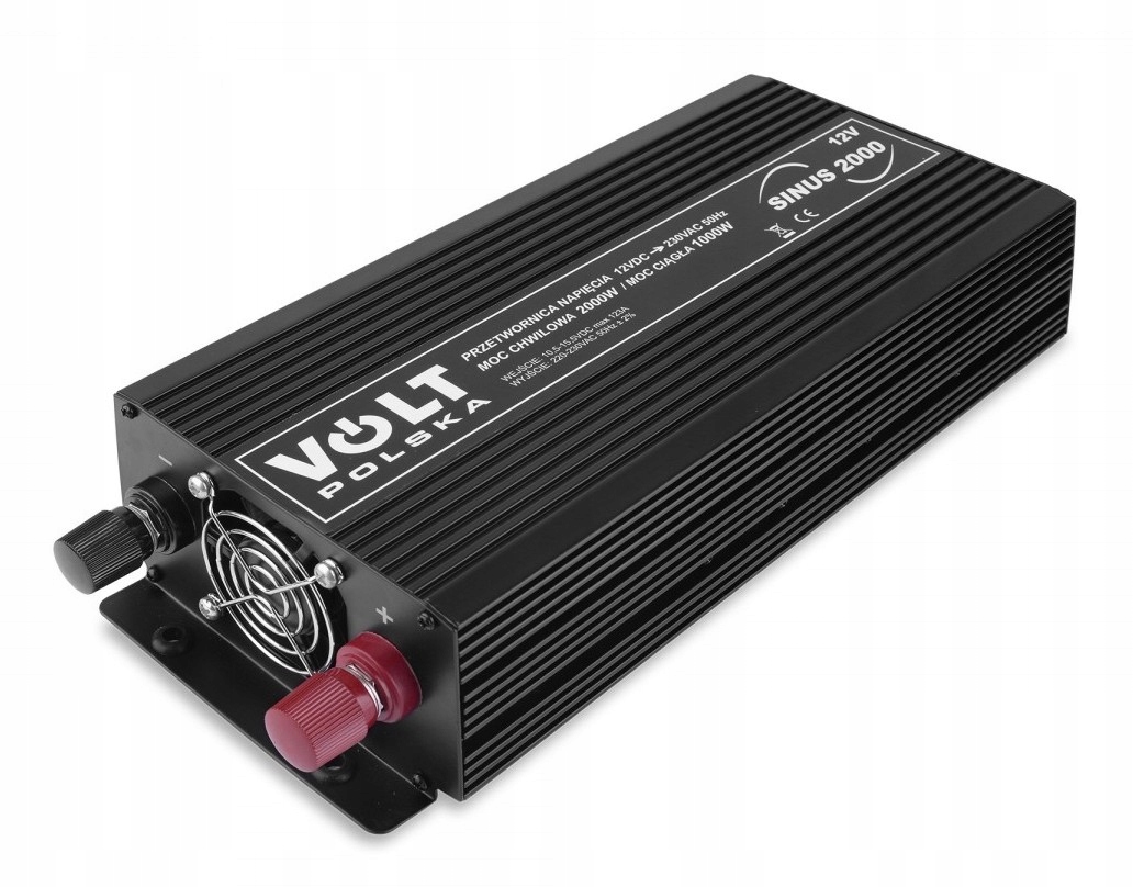 PRZETWORNICA NAPIĘCIA CZYSTY SINUS 12/230V 2000W Marka Volt Polska