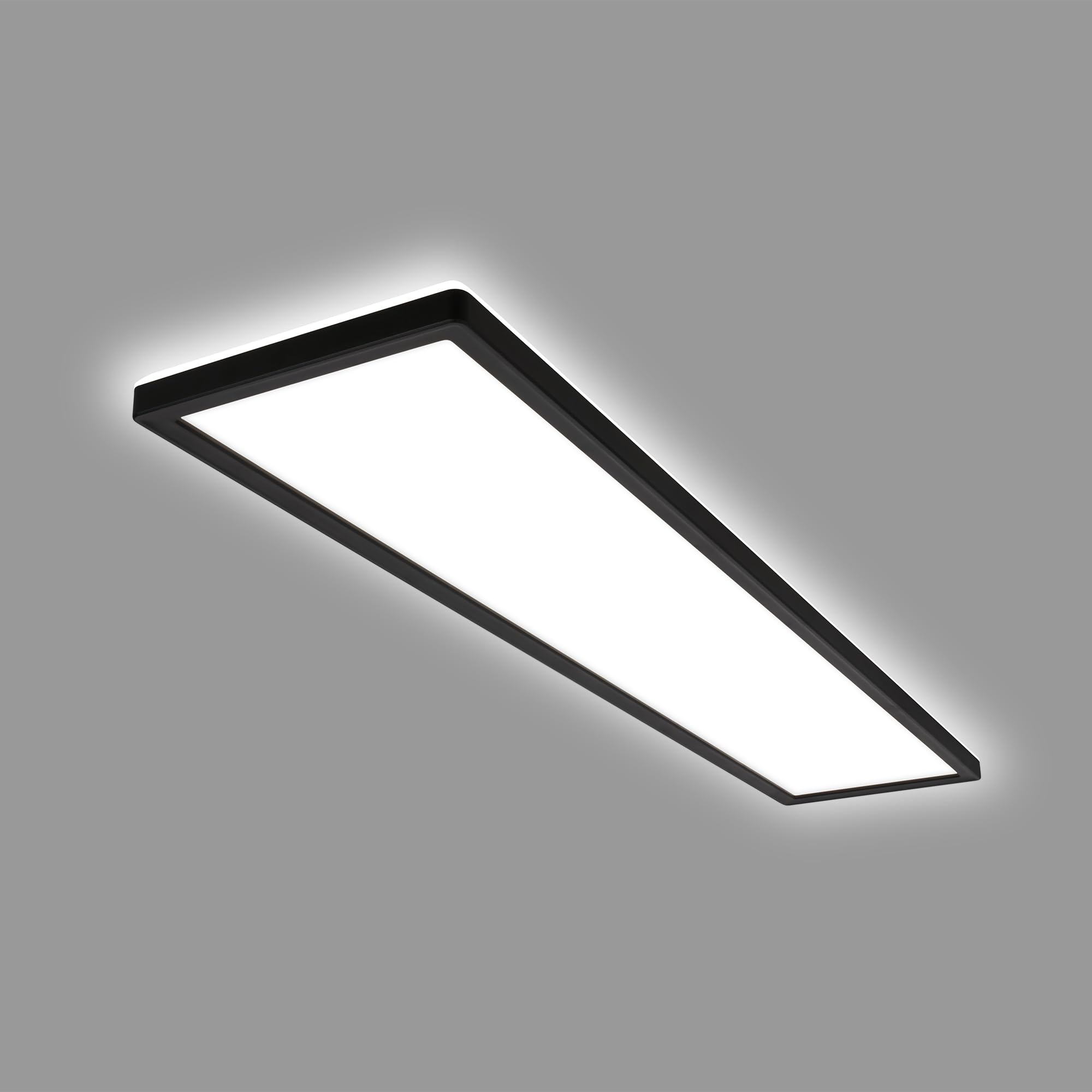Led panel obdélníkový Briloner bílý, černý 98x20 cm