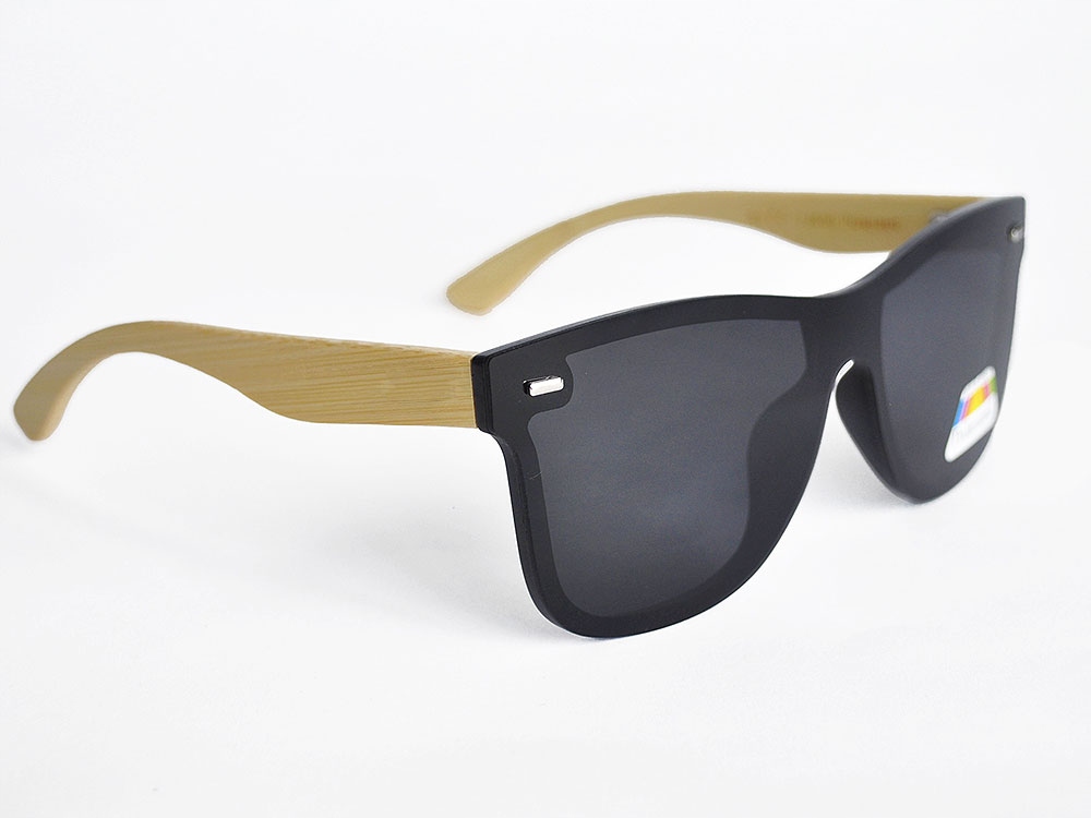 OKULARY DREWNIANE POLARYZACYJNE LUSTRZANKI ETUI Marka inna