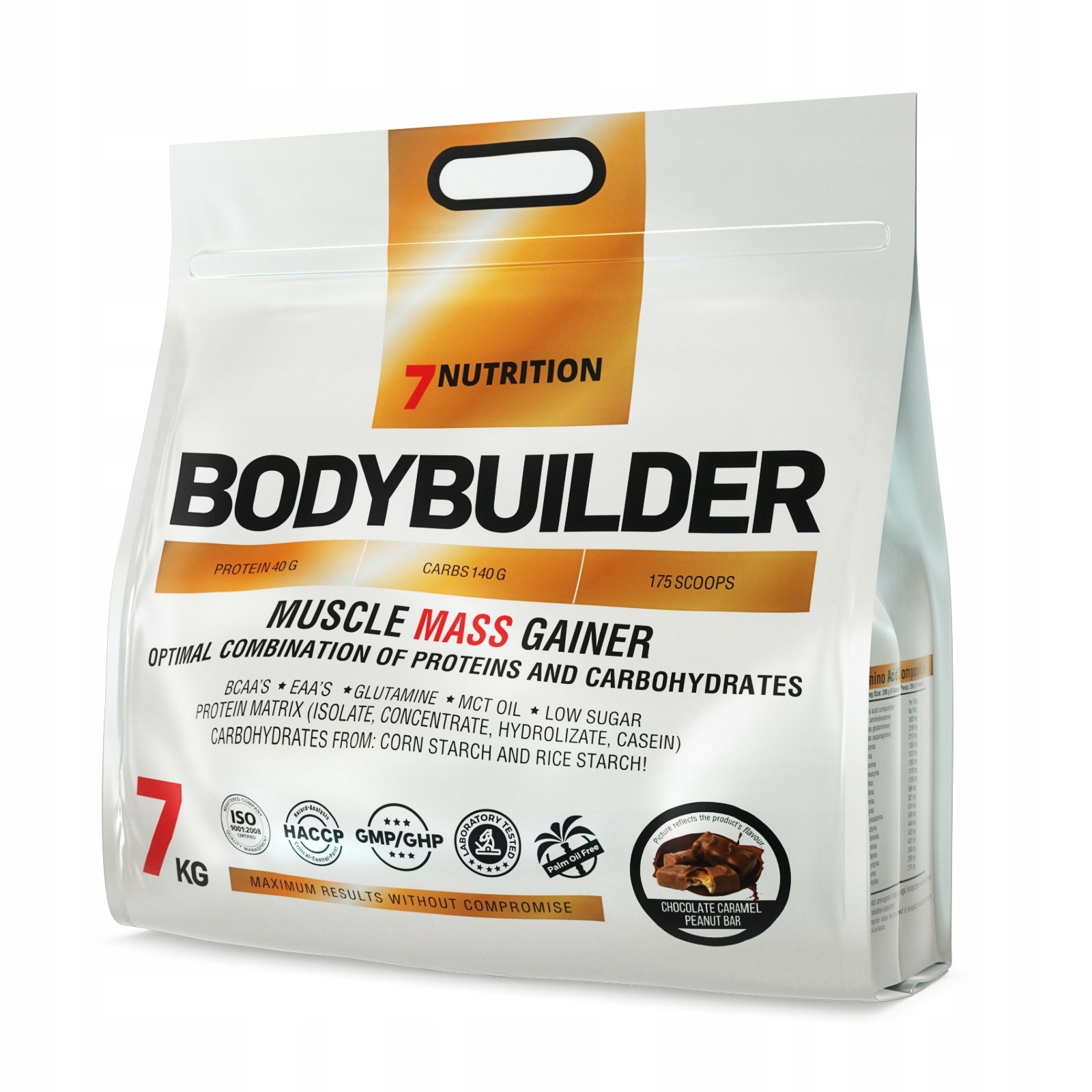 7NUTRITION Bodybuilder 7KG Gainer Sacharidy