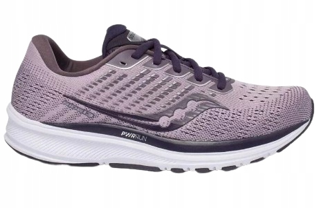 Saucony Fialové Šněrovací Sportovní Boty S Ažurovým Vzorem 39 Jth