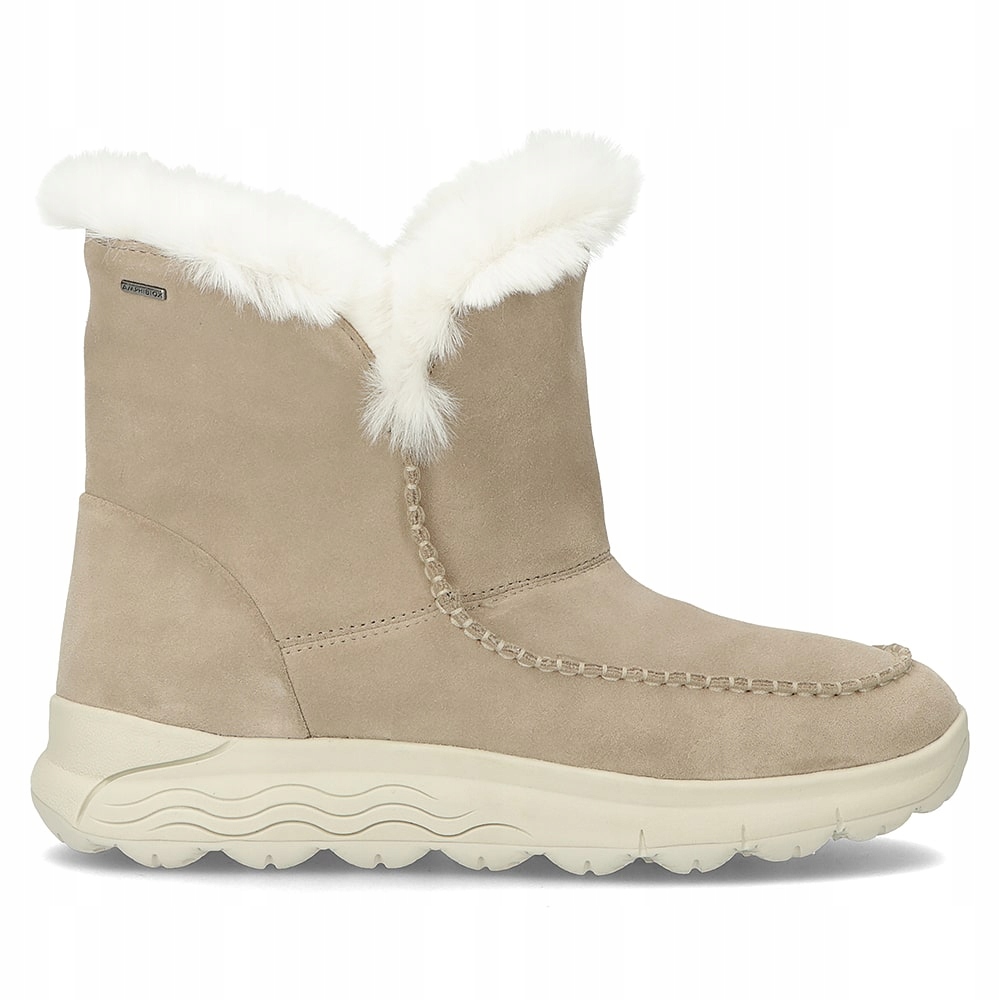 Béžová dámská kotníková obuv Geox Spherica 4x4 B Abx