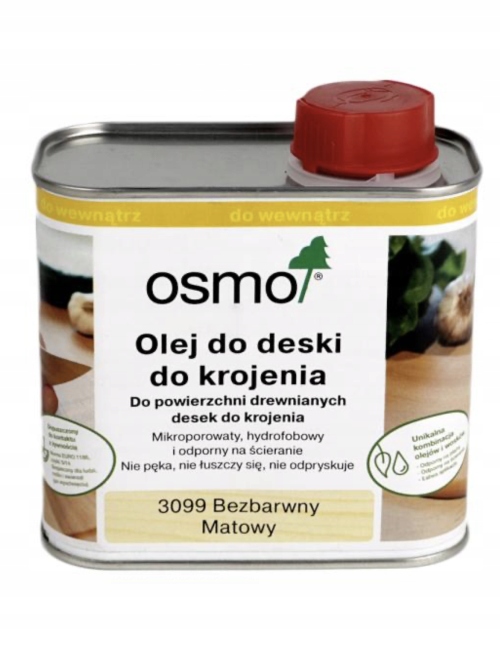 Osmo 3099 Top-Olej 0,5 l – olej na krájecí prkénka a kuchyňské desky