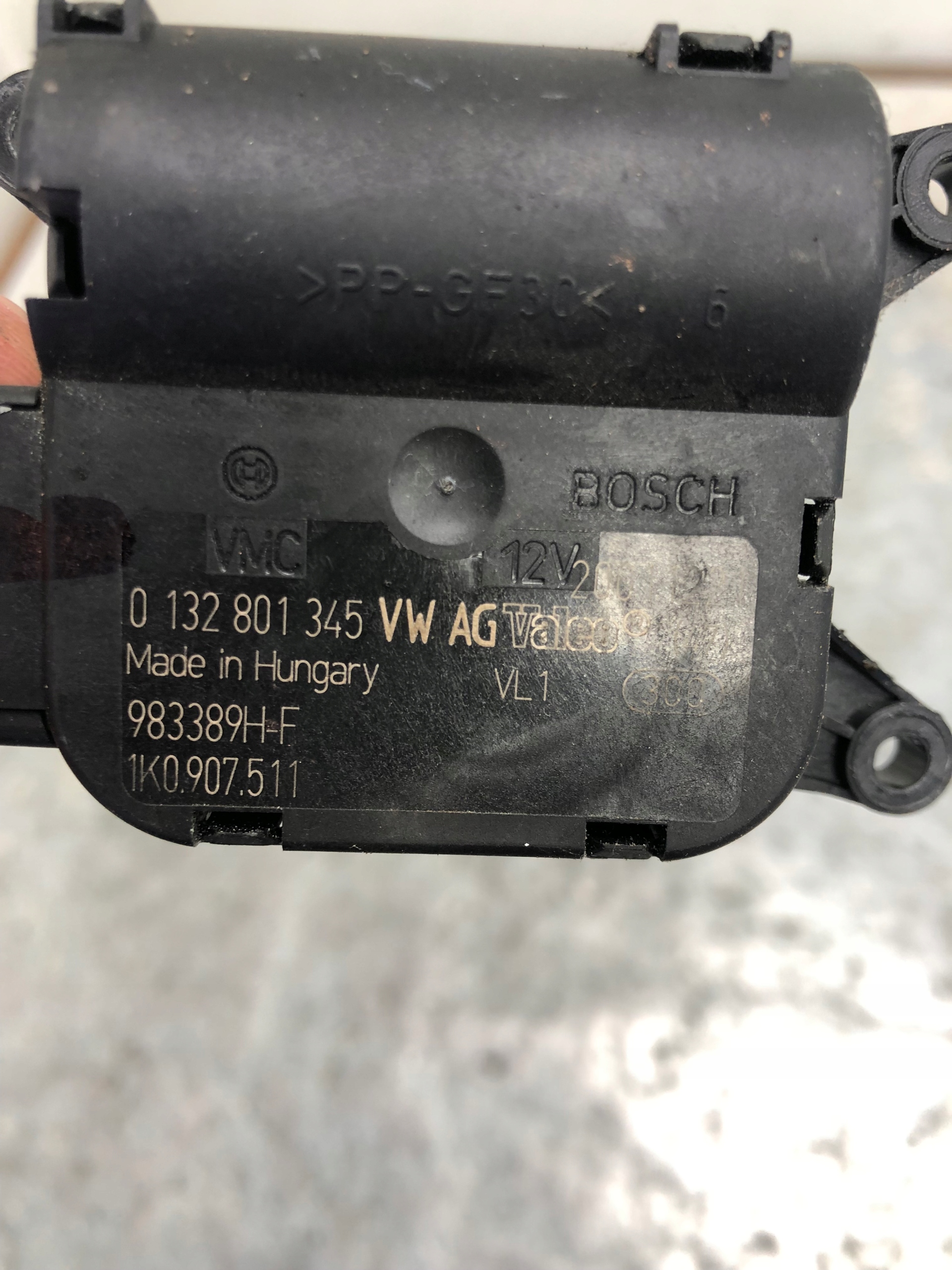 Micro moteur Bloc de chauffage complet VW SKODA AUDI 1K0907511