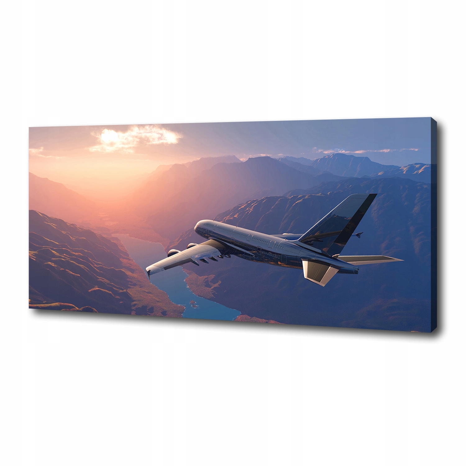

Foto obraz canvas na ścianę Samolot 125x50 cm