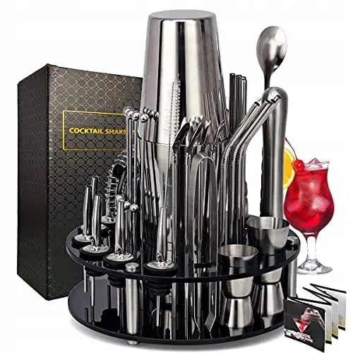 CKductpro Zestaw shaker koktajlowy Boston shaker (41-częściowy zestaw shake Kod producenta 6749