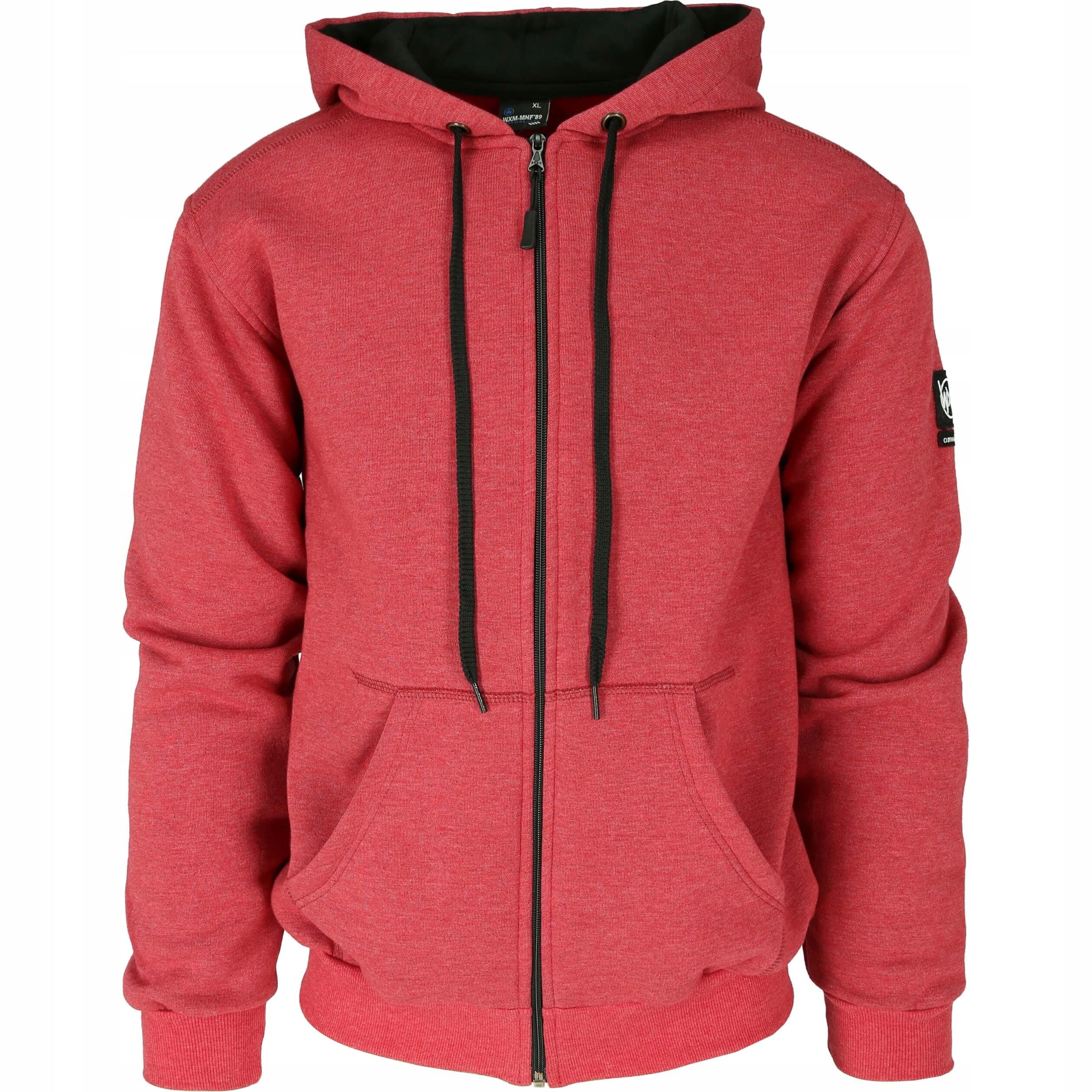 

Fajna i ciepła bluza - bordomelanż_6XL_obw_152