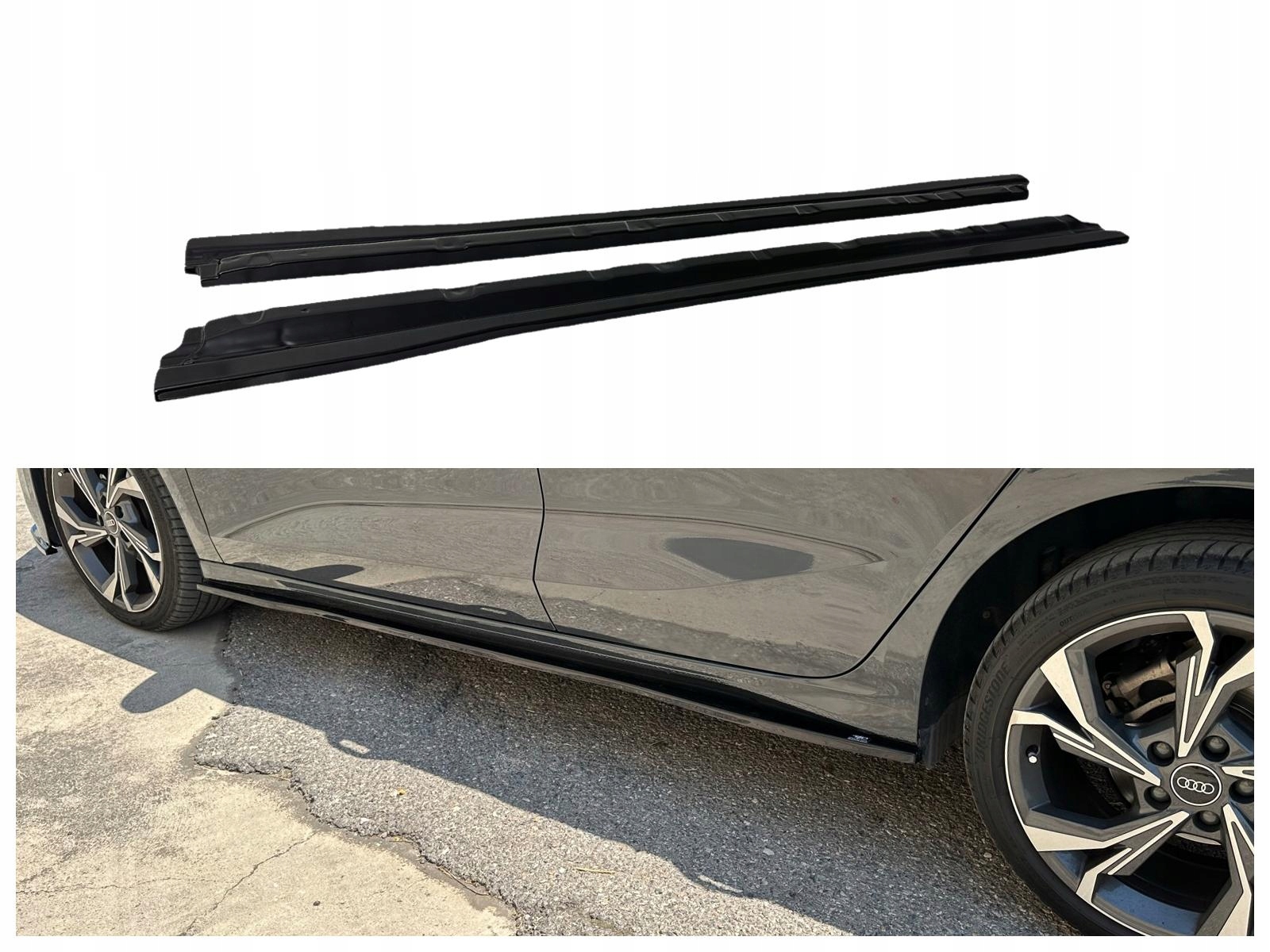 Kryty prahů pro Audi A3 8Y IV 2020- Hatchback