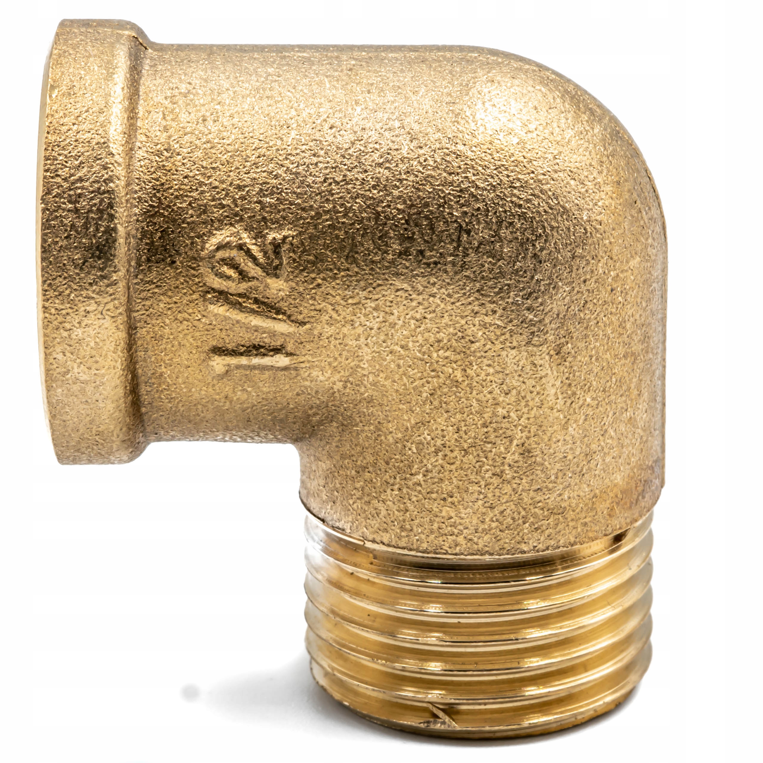 KOLANO MOSIĘŻNE WZ NYPLOWE 1/2" MOSIĄDZ MOCNE Kod producenta Kolano Mufowo-Nyplowe Mosiądz 1/2