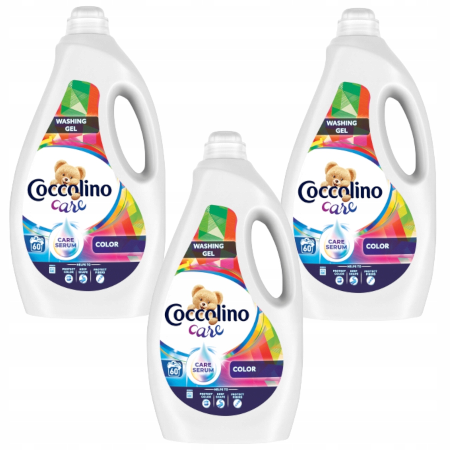 

Coccolino Care Żel do prania Kolor 3x2,4L 180pr XL