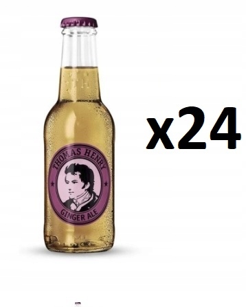 Thomas Henry Ginger Ale 200 ml x 24 szt. Zestaw