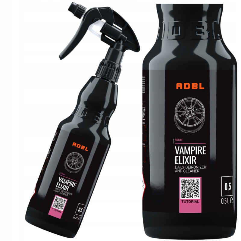 Adbl Vampire Elixir 0,5L Płyn Do Czyszczenia Mycia Felg Krwawiąca Czerwona