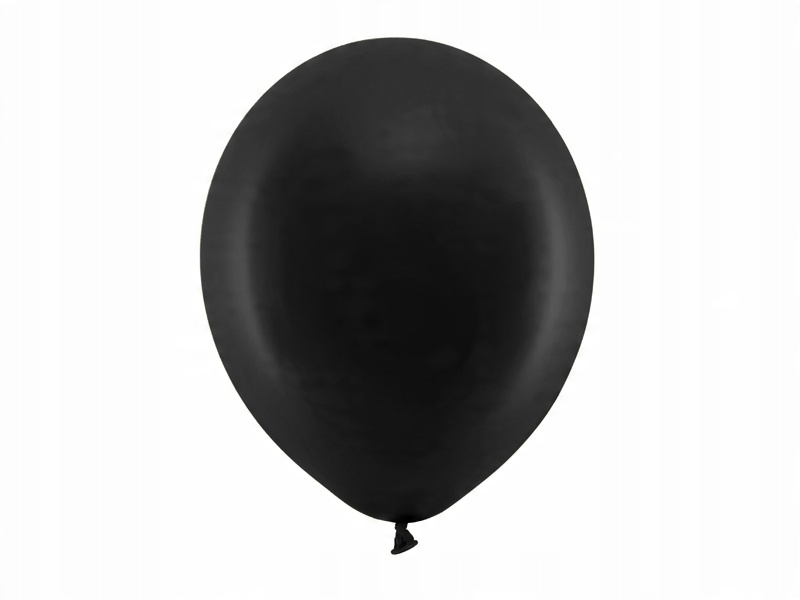 

Balony 30cm pastel czarny Urodziny Ślub 100 szt.