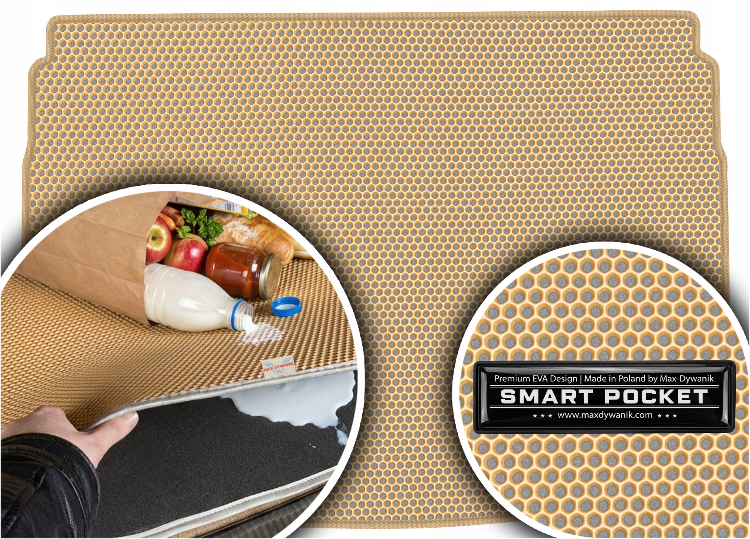 Volkswagen Tiguan II Suv 2016 – Vložka do batožinového priestoru Eva Smart Pocket Bežová