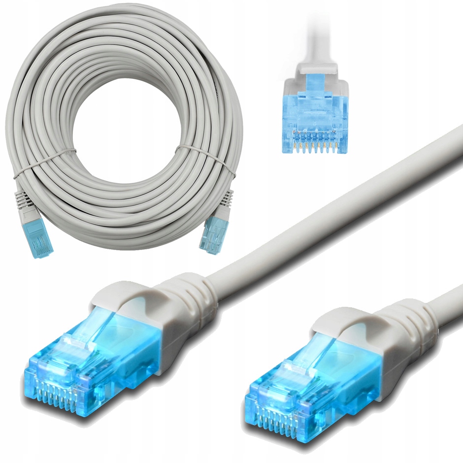 

Kabel Sieciowy Lan 30m RJ45 Patchcord Utp Pvc