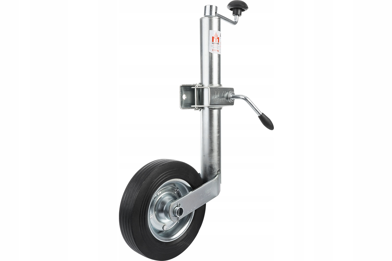 Kółko koło podporowe z obejmą uchwytem do przyczepki