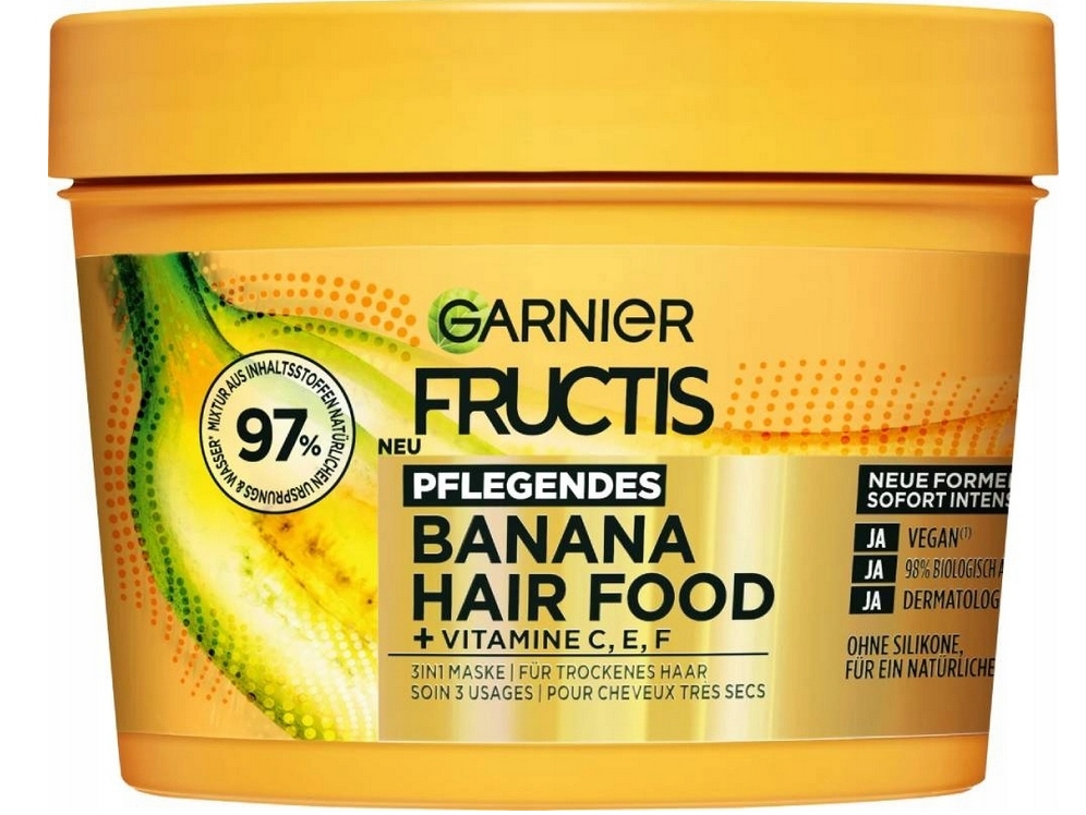 GARNIER BANANA MASKA DO WŁOSÓW 3W1 400ML 6G30