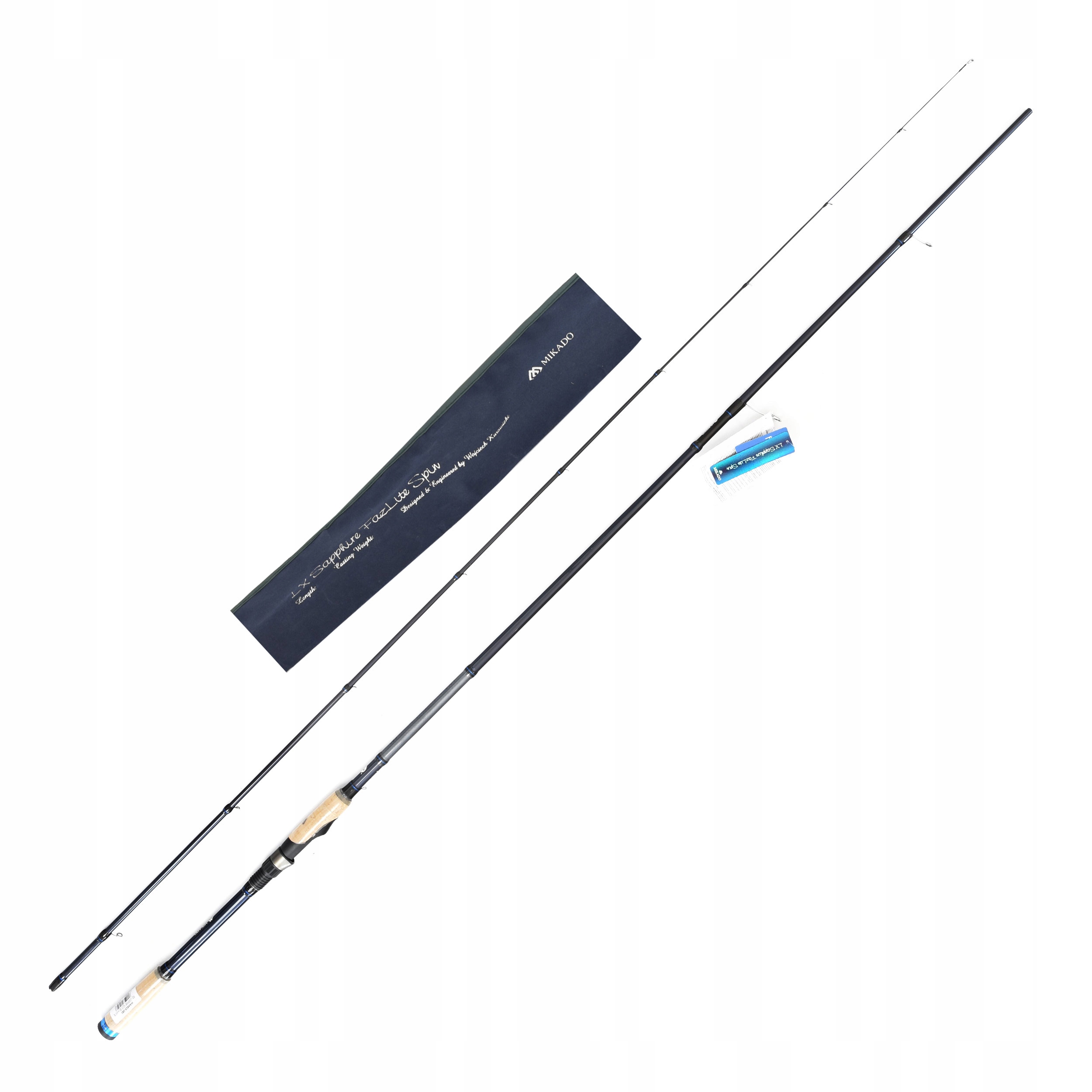 Wędka spinningowa okoniówka Mikado LX Sapphire Fazlite 2.80m -13g na okonie