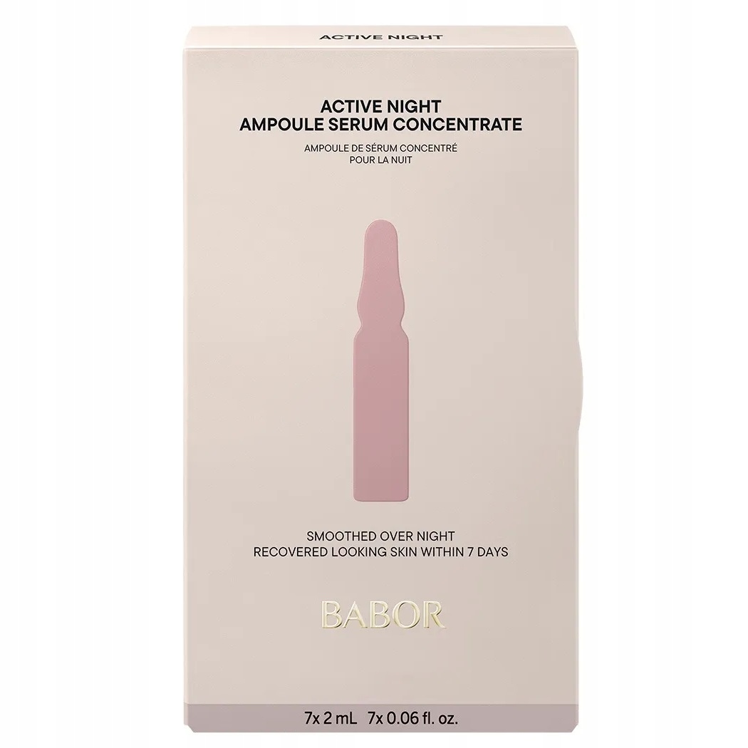 Babor Active Night ampułki aktywizujące nocną regenerację skóry 7x2ml