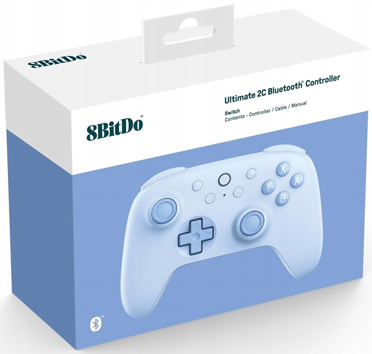 8BitDo Ultimate 2C Bluetooth Hall Effect Blue Bezdrátový Ovladač přepínač