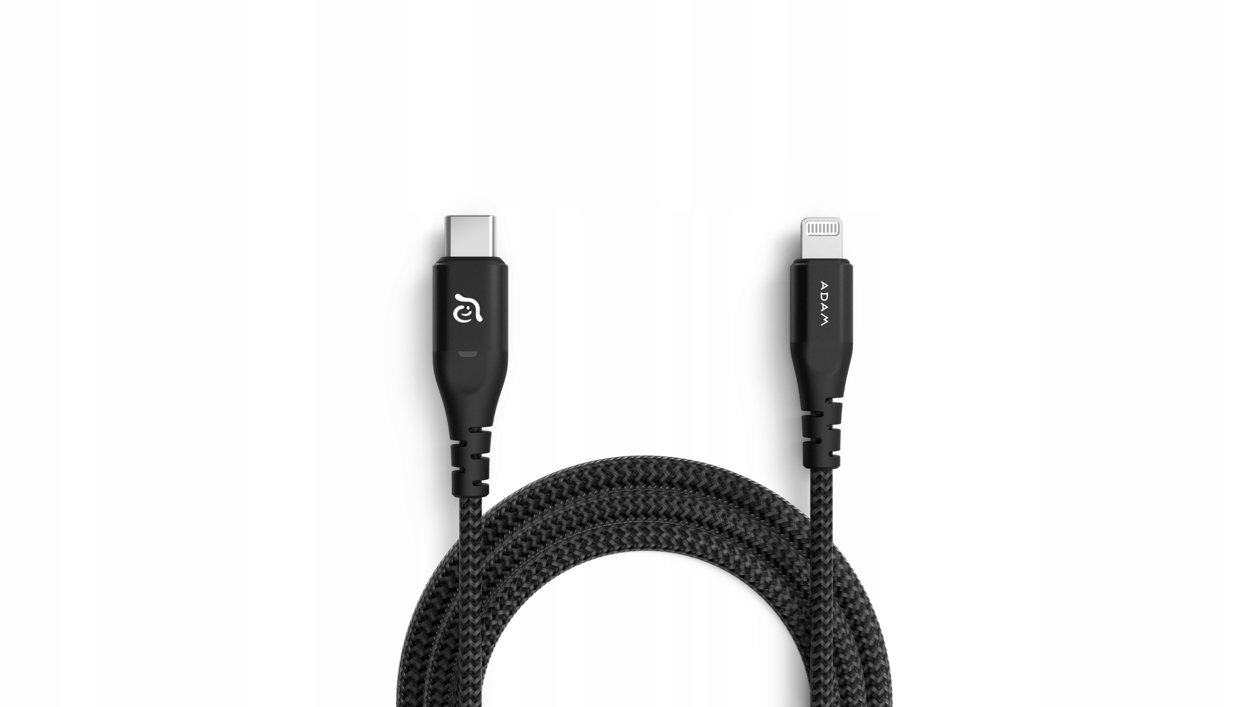 Kabel Usb Typ C Lightning Adam Elements PeAK II C120i Black