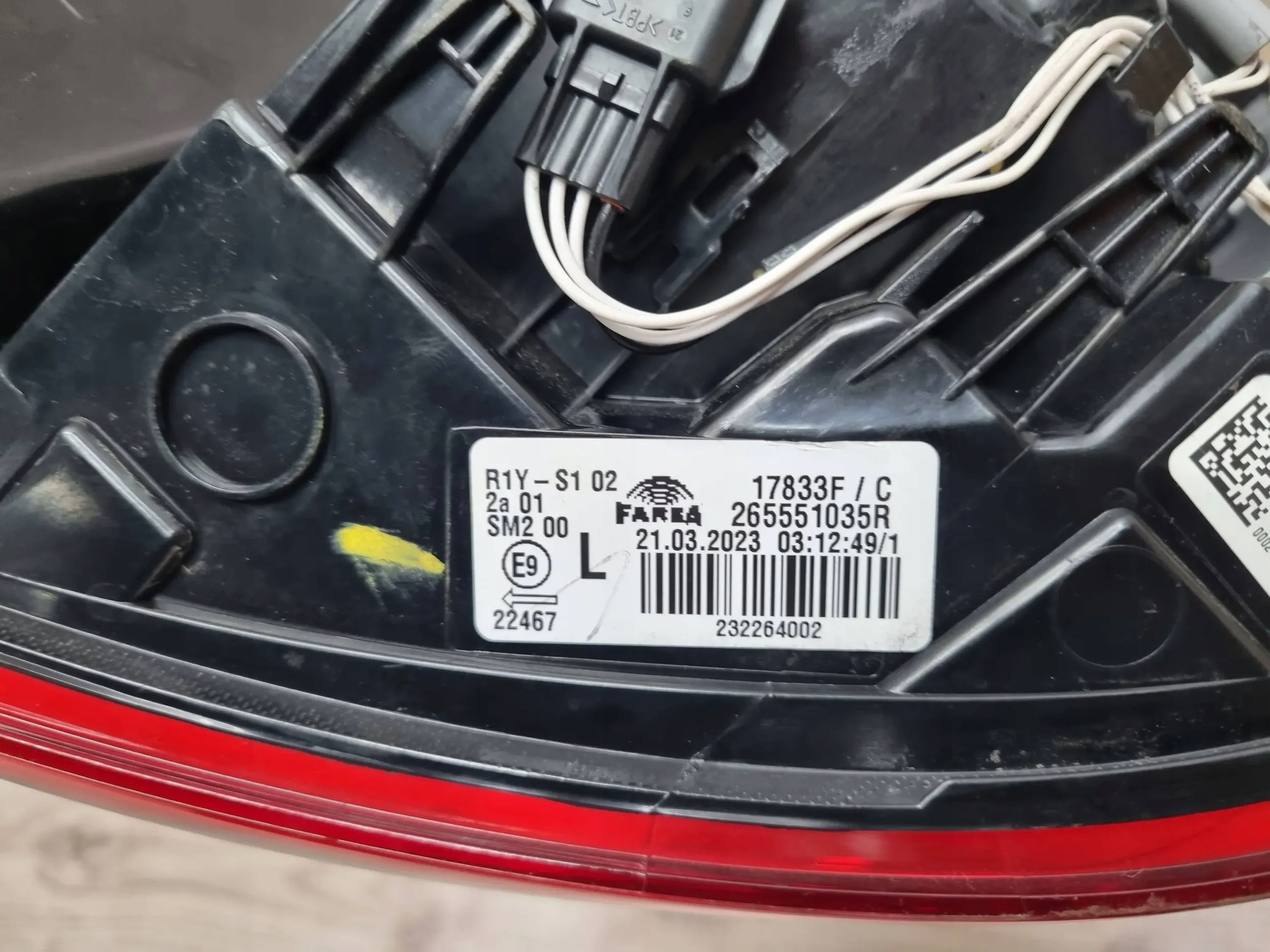 Renault Clio X98 Rückleuchte 265551035R Rearlamp - Thumbnail 11