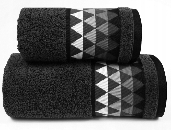 GRENO Ręcznik MEN WAY CIEMNY POPIEL 70X140
