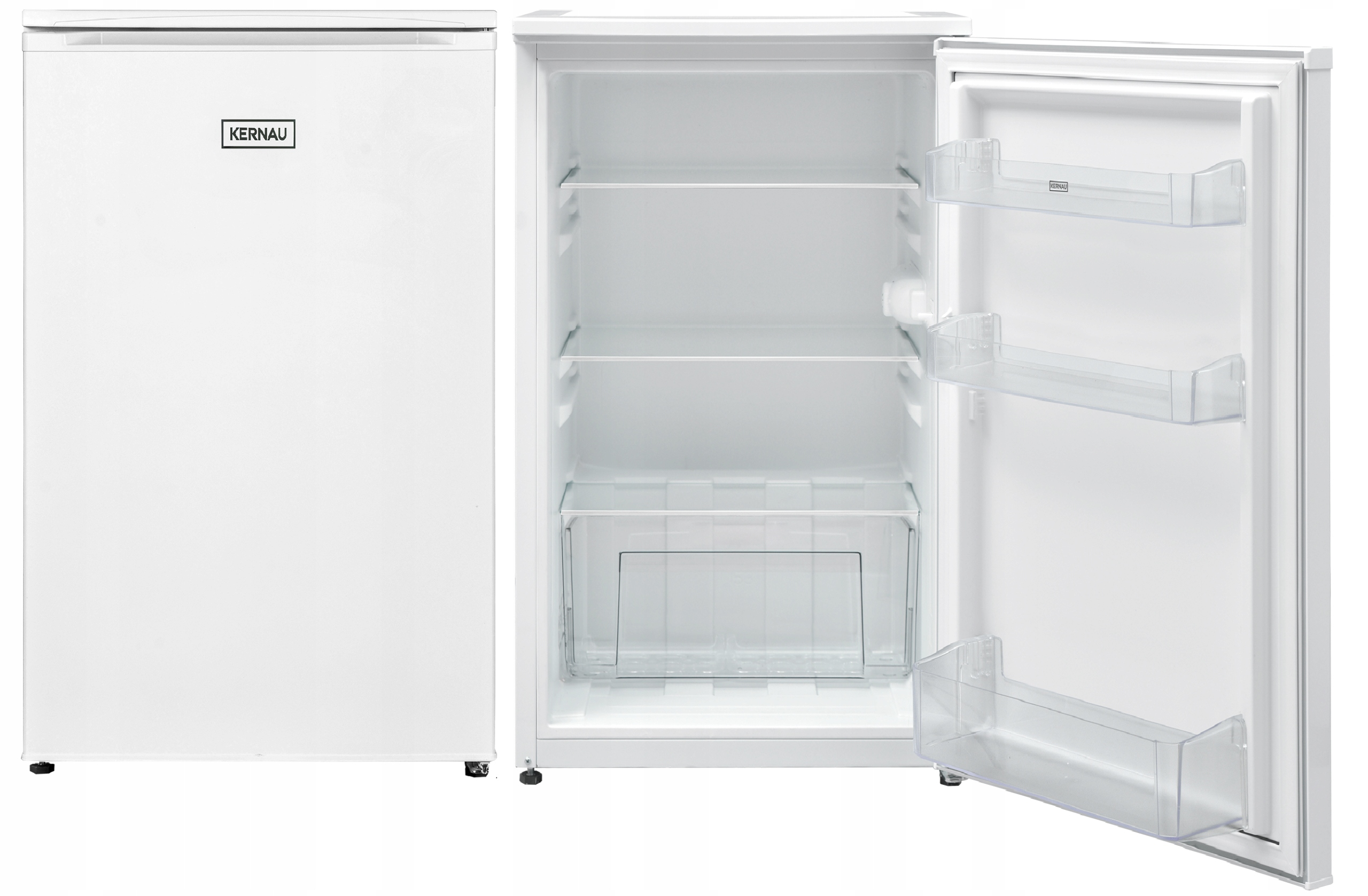 

Lodówka Kernau Kfr 08253.1 W 135l Led 3 półki 54cm