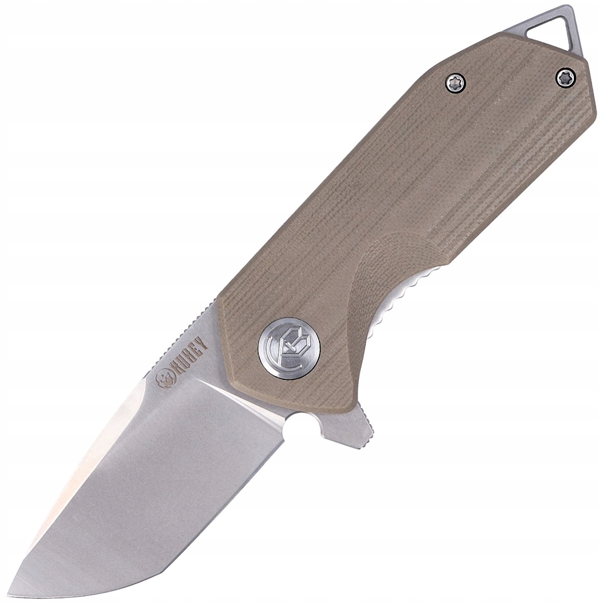 Nůž Kubey Knife Campe, Khaki G10 (KU203G)