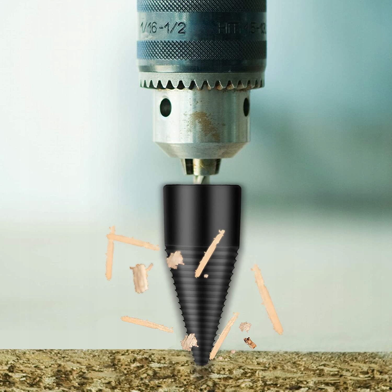 ŚWIDER DO ROZŁUPYWANIA DREWNA WIERTŁO STOŻKOWE Moc 0 W