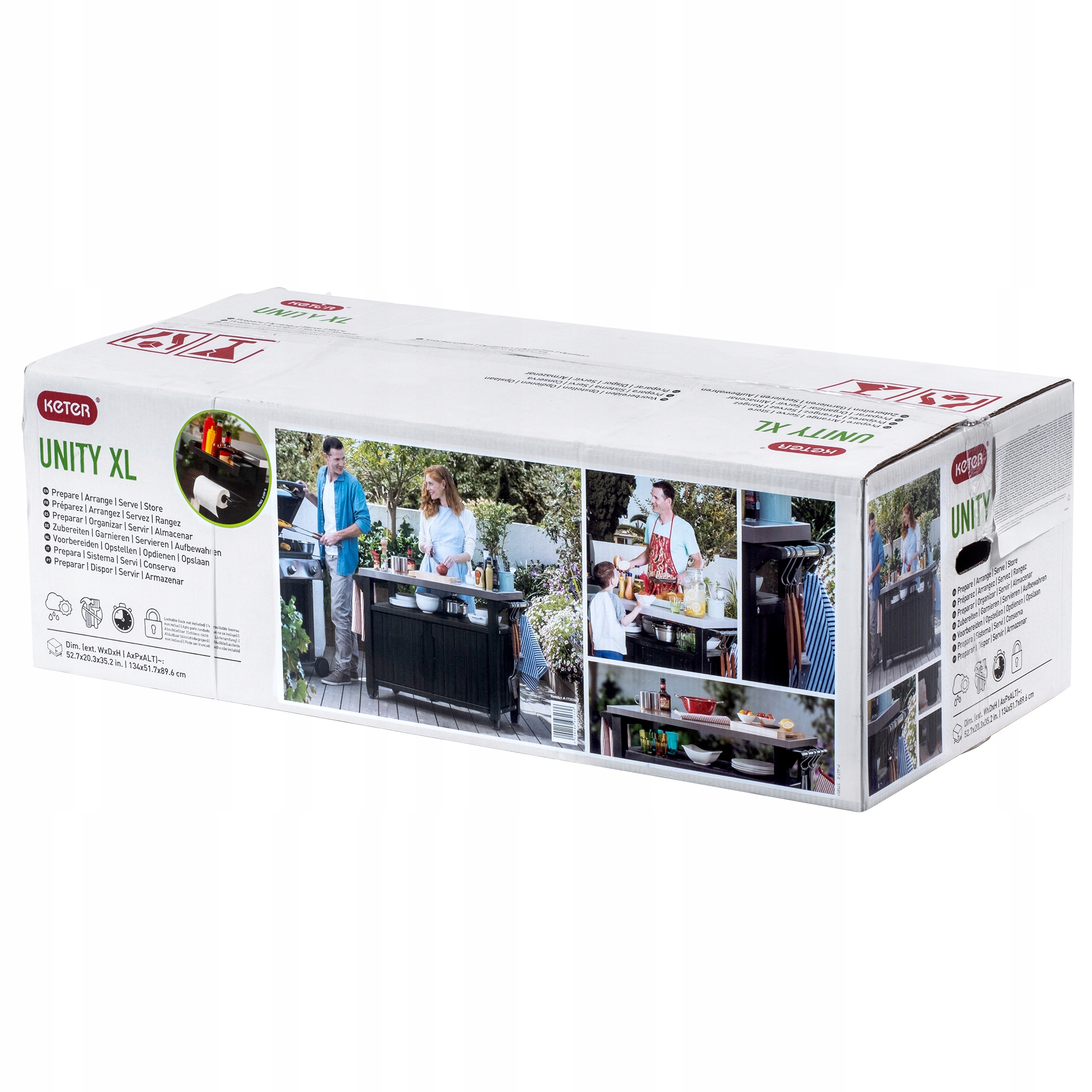 KETER STÓŁ GRILLOWY BAREK SCHOWEK OGRODOWY 183L XL EAN (GTIN) 7290106931336