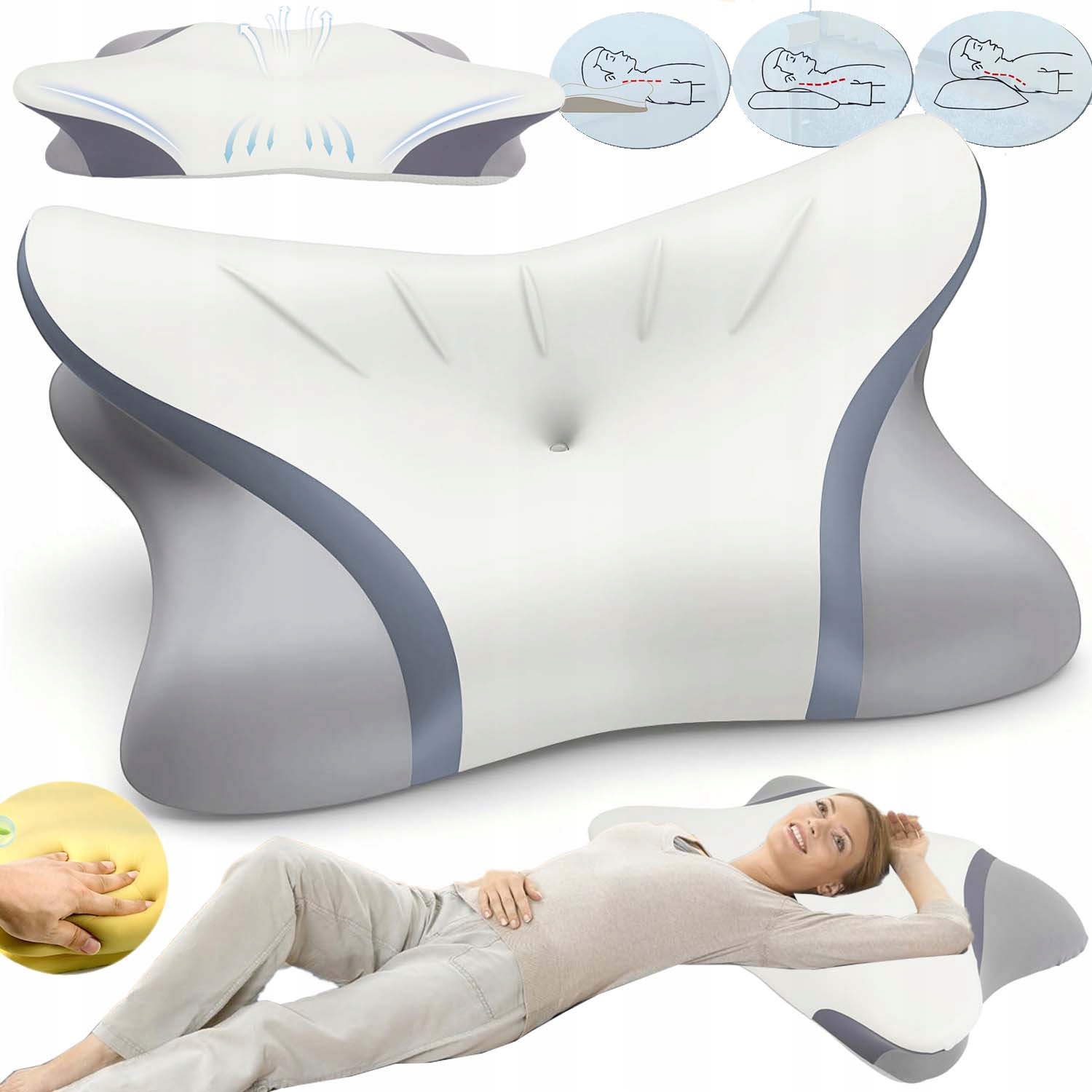 Ergonomiczna Poduszki Na Szyję Do Spania, Ortopedyczna Poduszka Pod Kark