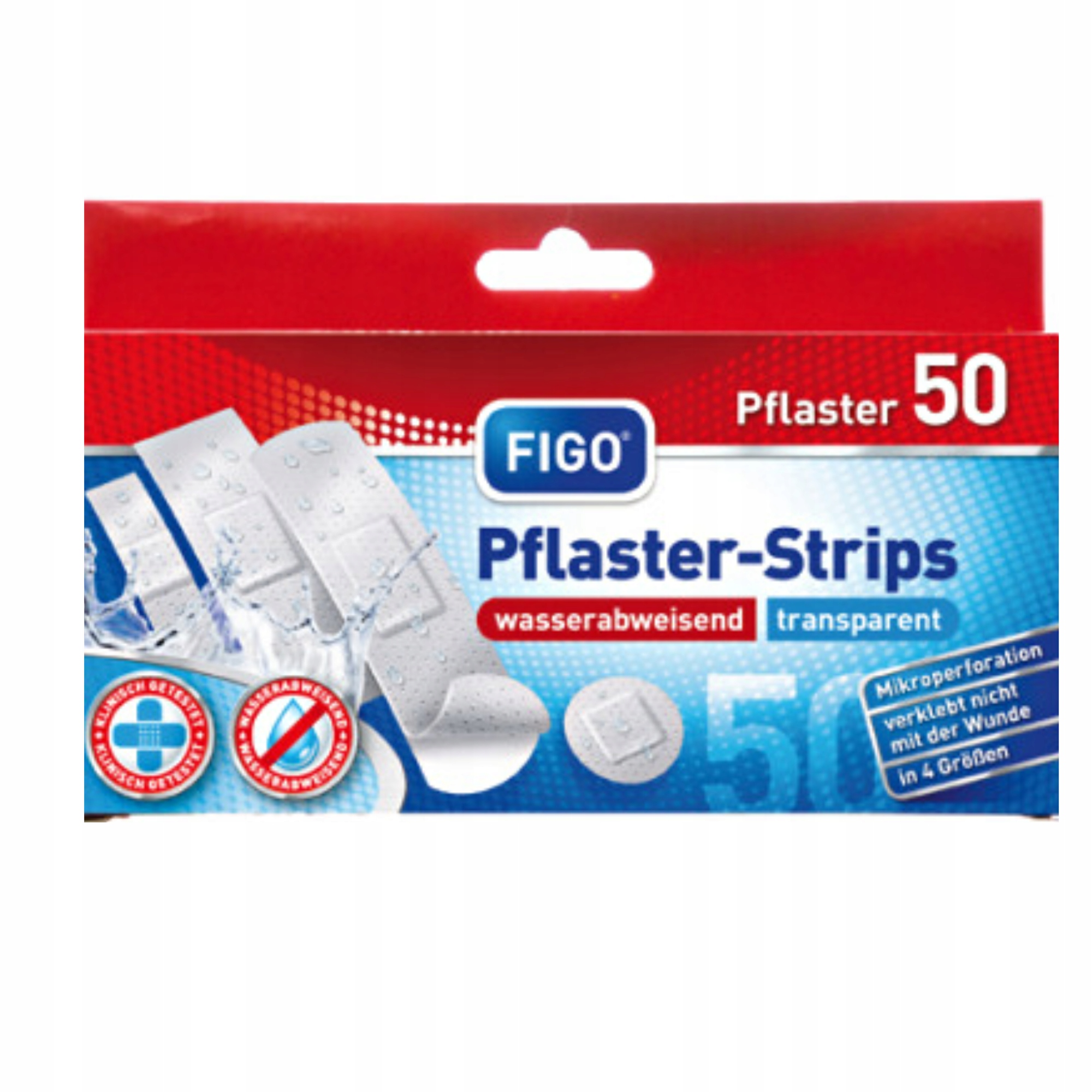 

Plastry na rany skaleczenia wodoodporne 50szt