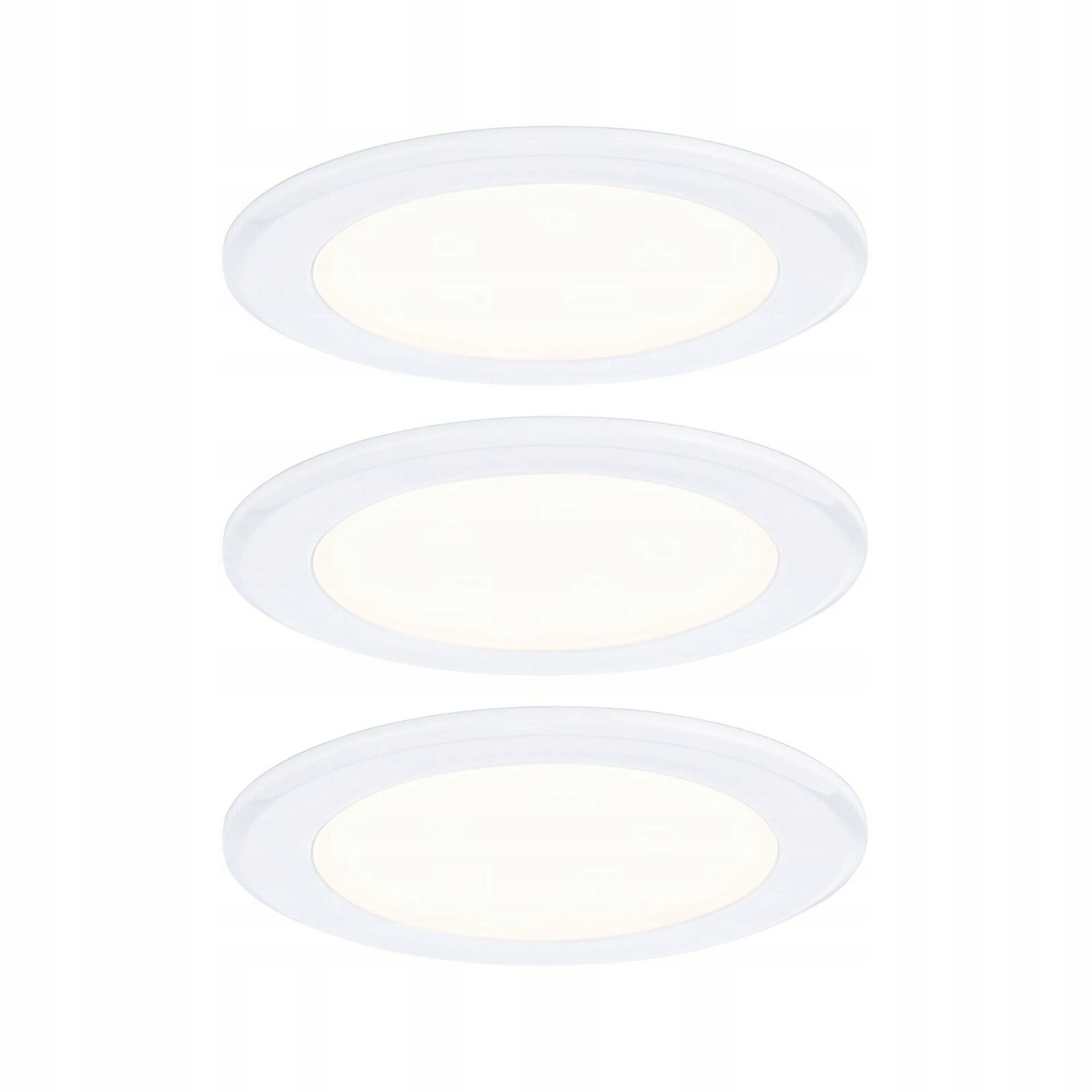 Paulmann Led vstavané svietidlá do nábytku 3ks, 65mm, 3000K, biela