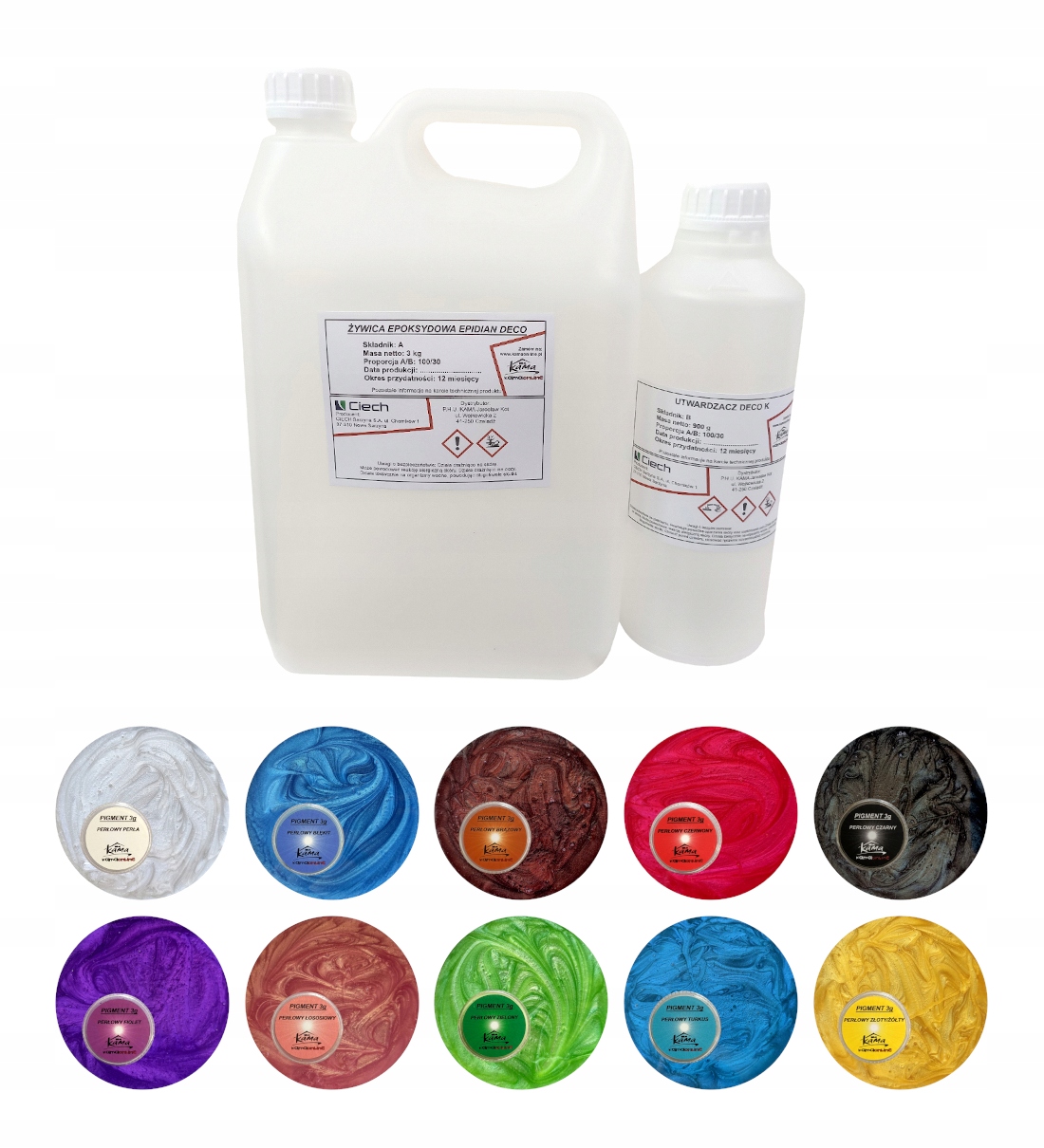 

Żywica odlewnicza do 4cm Epidian Deco 3,9kg+GRATIS